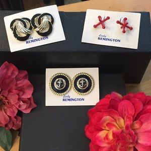 Lot of 3 Vintage Pierced Earrings NWT